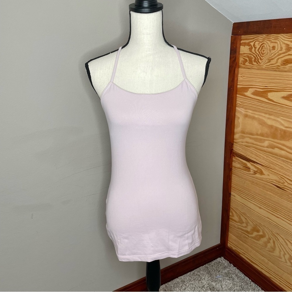 Lululemon Power Pose Activewear Workout Racerback Tank Top Petals Pink 6 W1AMXS